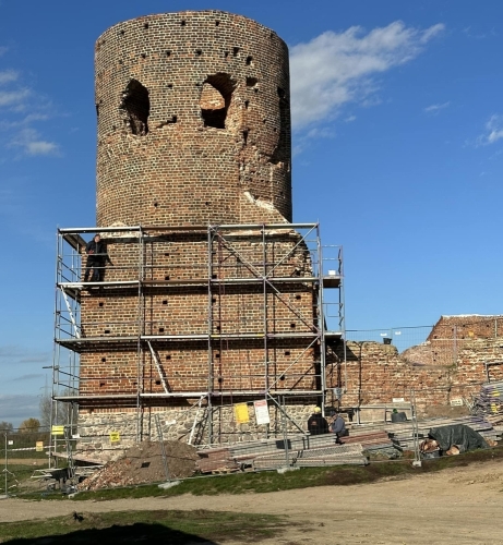 Kończy się IV etap rewitalizacji ruin kolskiego zamku