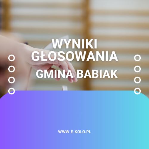 Jak głosowała Gmina Babiak? [WYNIKI]