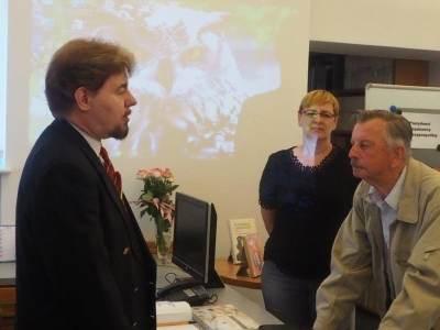 Spotkanie z Dariuszem Markiem Srzednickim w PiMBP w Kole