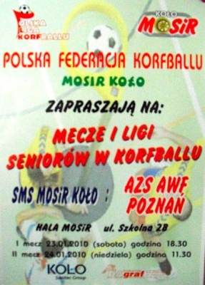 Zgrupowanie kadry Juniorów Polski w korfballu 