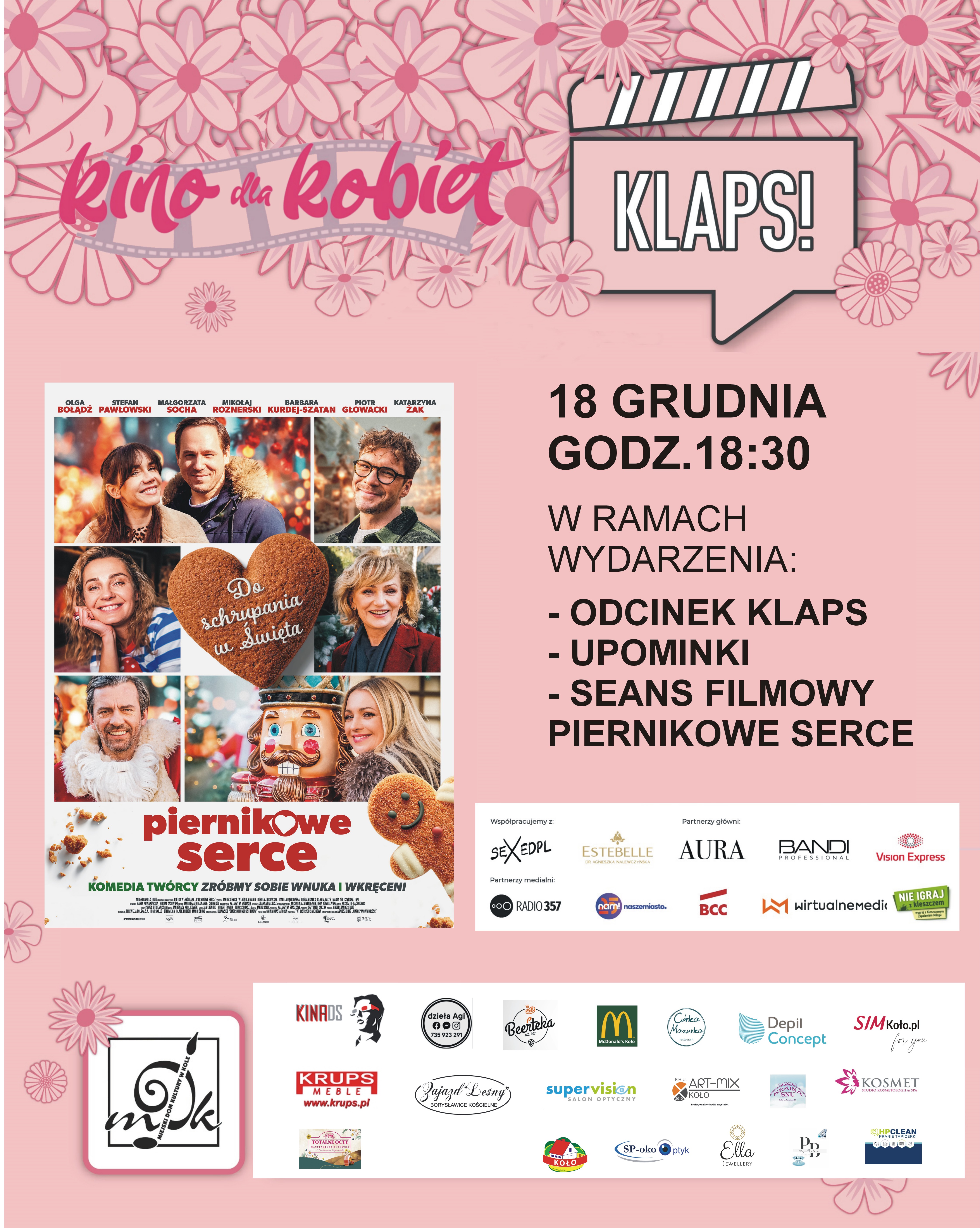 W cyklu Kino dla Kobiet -PIERNIKOWE SERCE