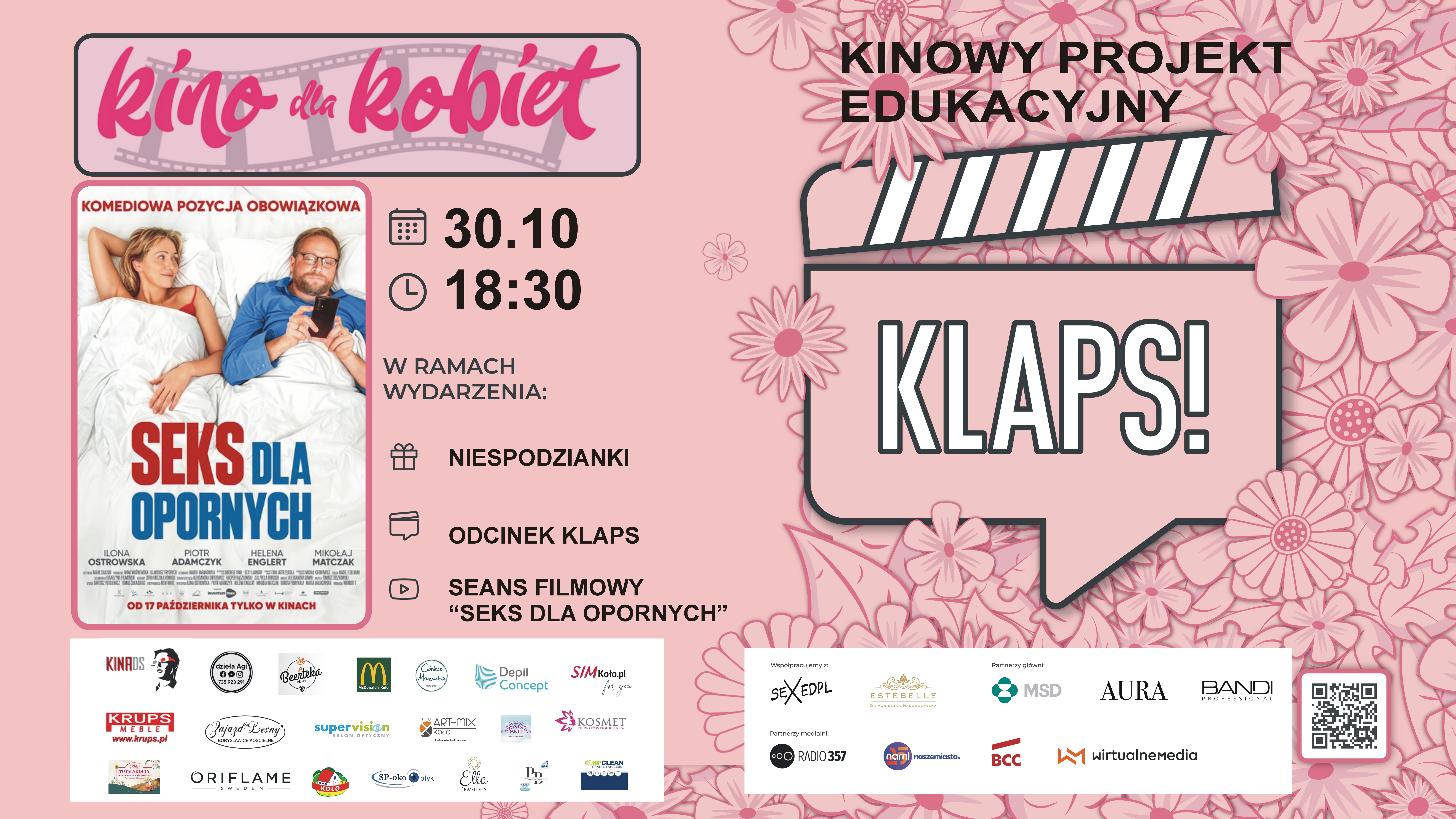 W cyklu Kino dla Kobiet - SEKS DLA OPORNYCH