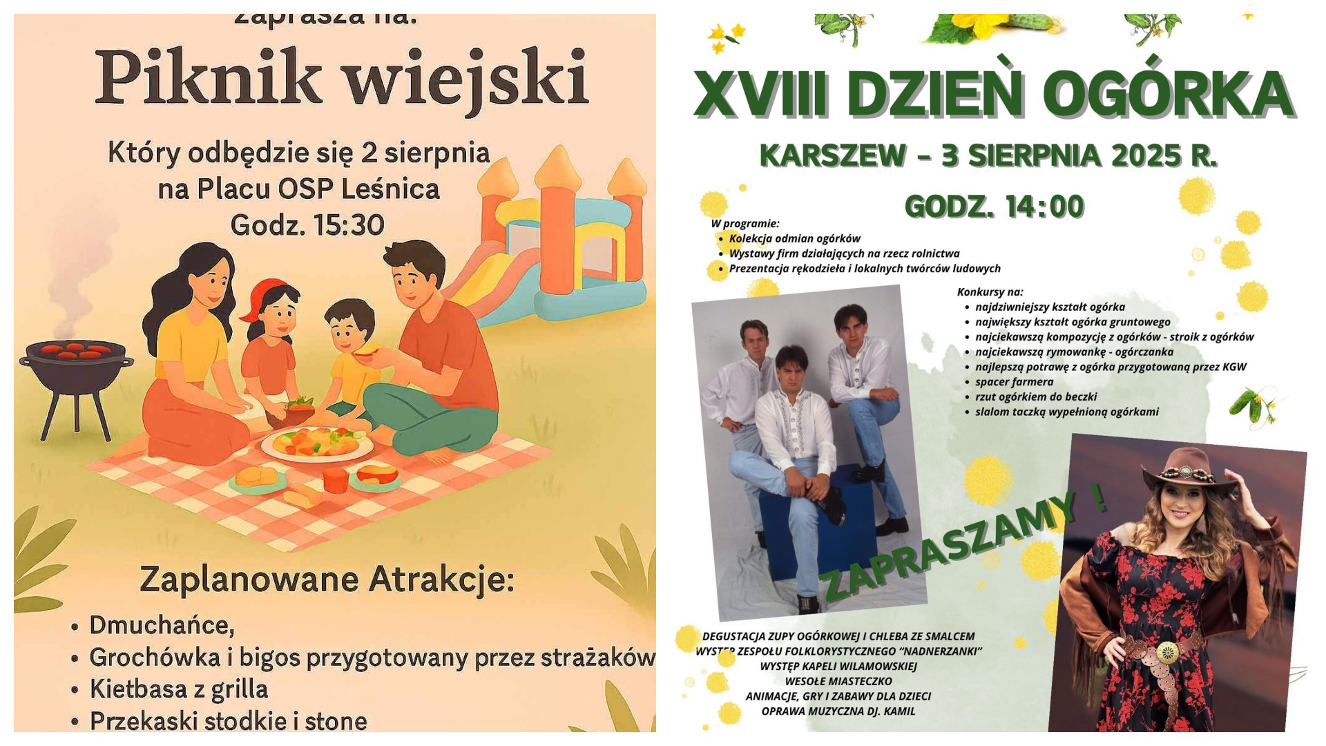 Będzie się działo w weekend - sprawdź kalendarium wydarzeń [01.08 - 03.08.2025]