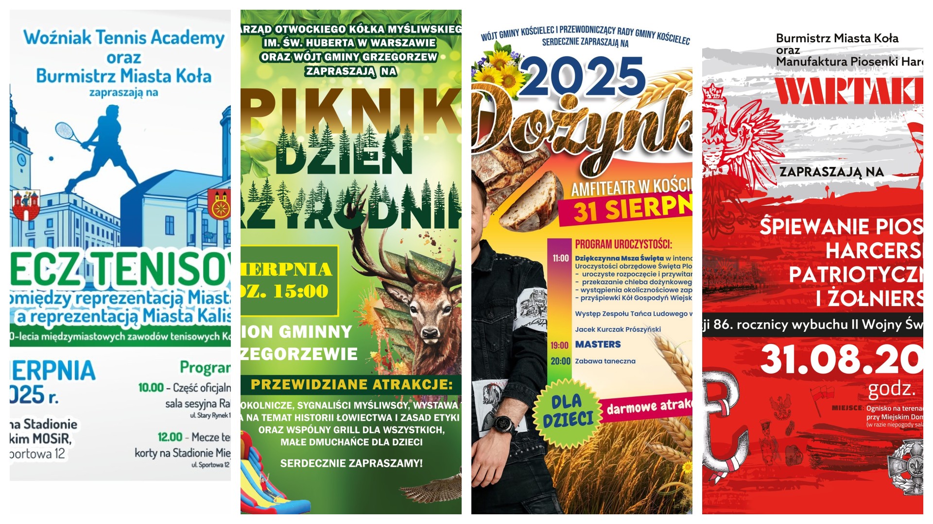 Będzie się działo w weekend - sprawdź kalendarium wydarzeń [29.08 - 31.08.2025]