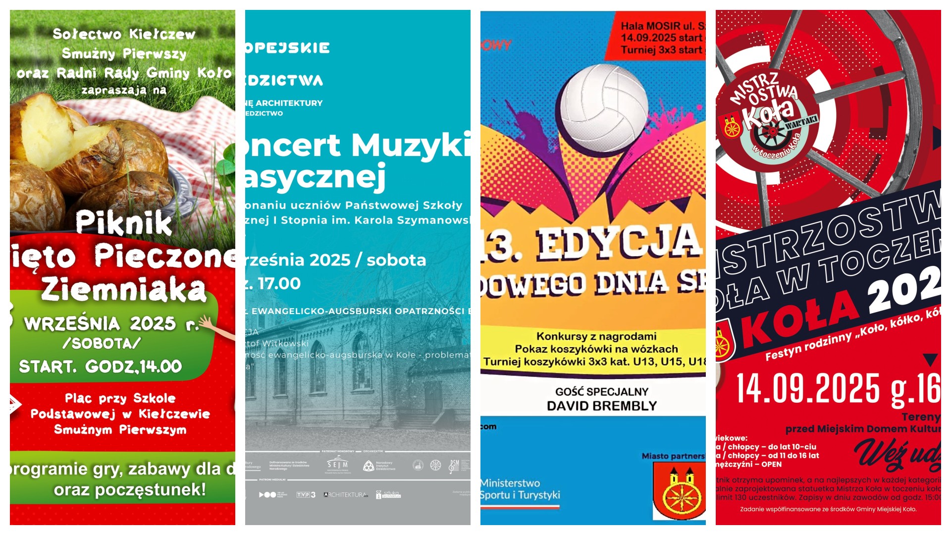 Będzie się działo w weekend - sprawdź kalendarium wydarzeń [12.09 - 14.09.2025]