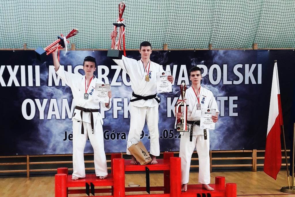 Kolanin srebrnym medalistą Mistrzostw Polski Oyama Karate