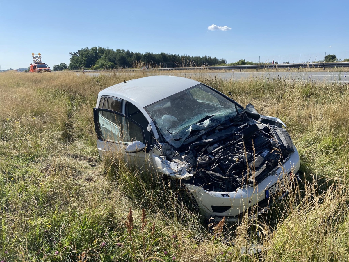 Dwie osoby w szpitalu to bilans porannego zdarzenia na autostradzie A2