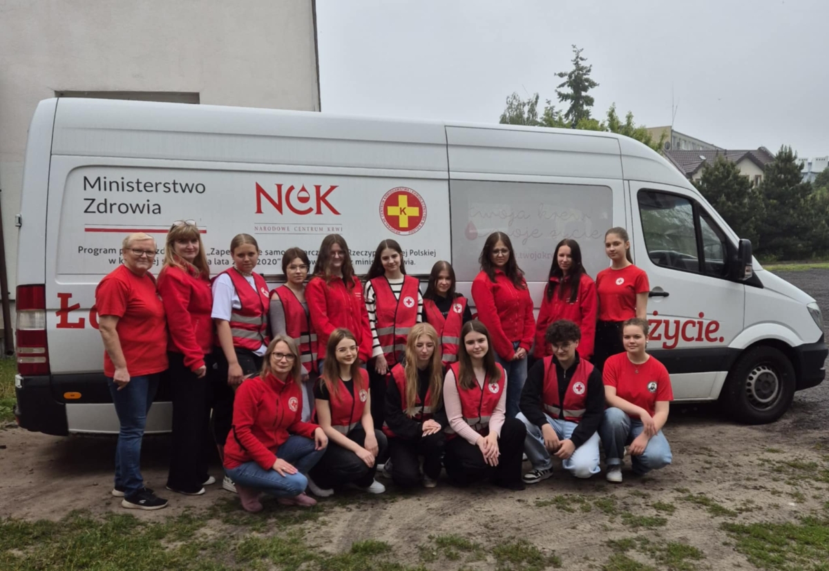 Akcja krwiodawstwa w Liceum Ogólnokształcącym w Kole