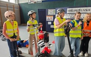 Szkoła Podstawowa im. Jana Pawła II w Kościelcu brała udział w Ogólnopolskim Konkursie „Odblaskowa Szkoła 2025”. 