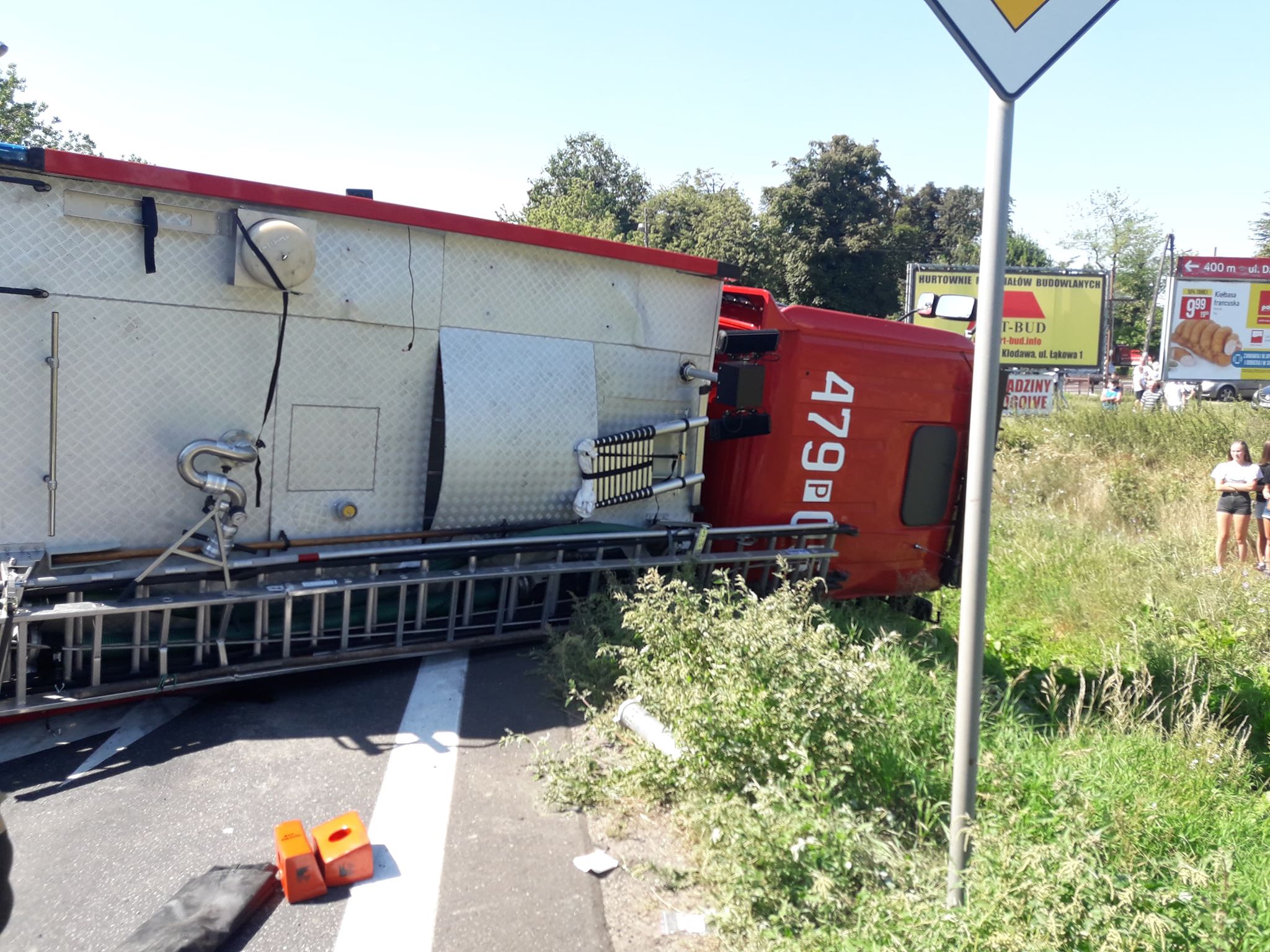 Znane są okoliczności wczorajszego wypadku z udziałem wozu strażackiego