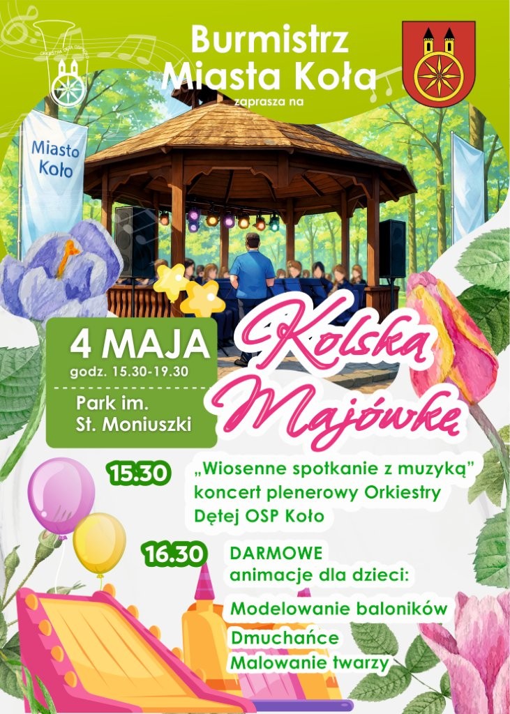 Nie masz planów na majówkę? Wpadnij do parku Moniuszki