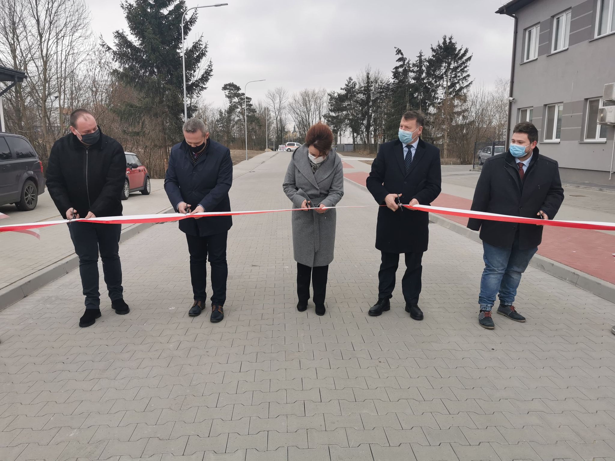 Wicewojewoda Wielkopolski na otwarciu ulicy Szymborskiej w Kole