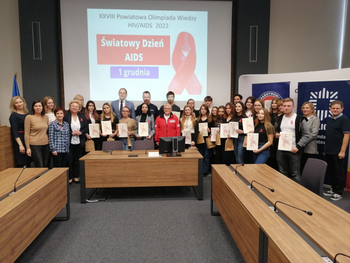 Obchody Światowego Dnia AIDS w Powiecie Kolskim