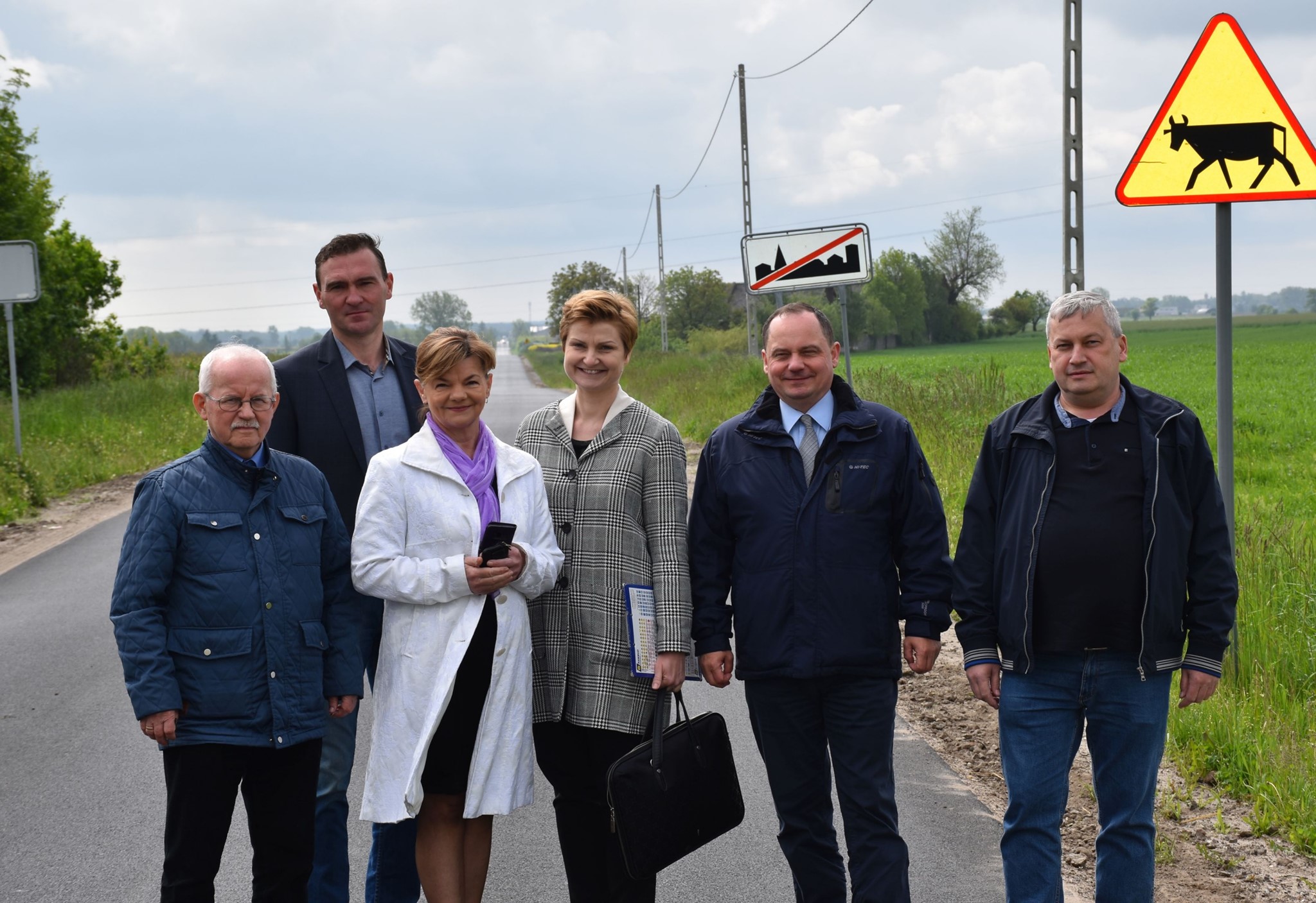 Dwa odcinki drogowe na terenie gminy Grzegorzew odebrane
