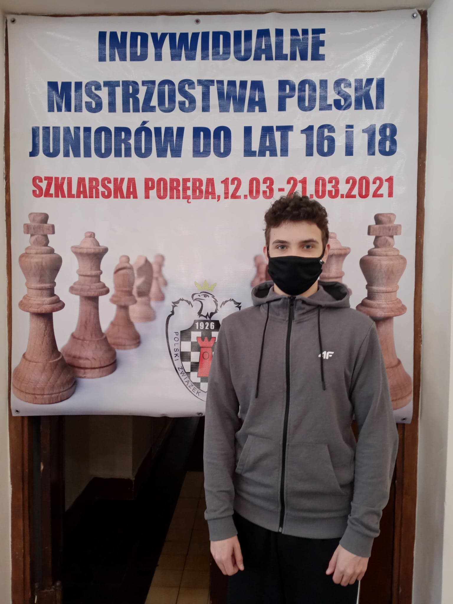 Szachista z UKS-u Kościelec zagrał w Mistrzostwach Polski Juniorów.