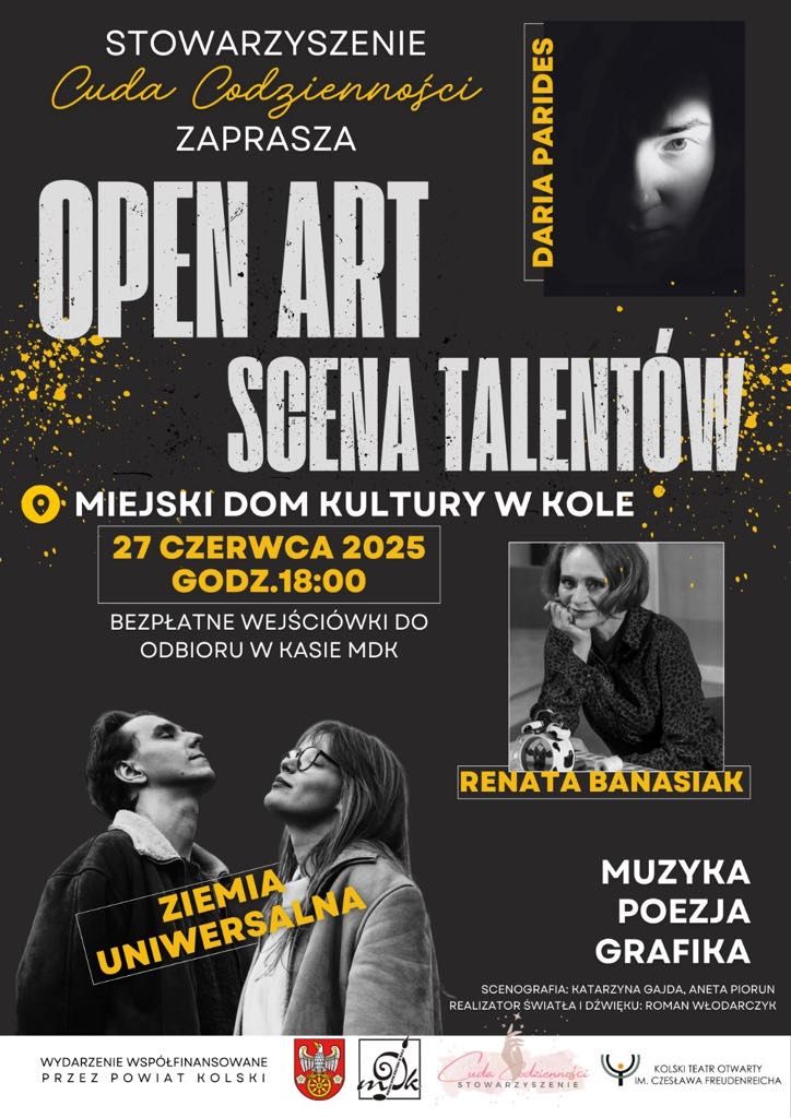 Open Art: Scena Talentów w Miejskim Domu Kultury w Kole