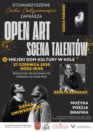 Open Art: Scena Talentów w Miejskim Domu Kultury w Kole