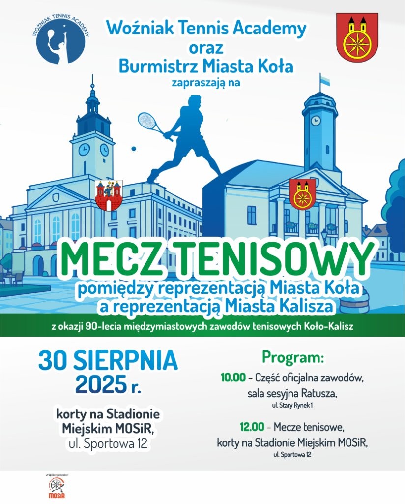 Mecz tenisowy z okazji 90-lecia rywalizacji Koło-Kalisz