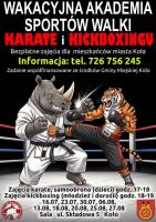 Wakacyjna Akademia Sportów Walki w Kole