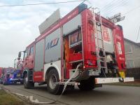 Pożar budynku mieszkalnego w miejscowości Borki