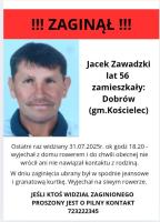 PILNE: Trwają poszukiwania 56-letniego mieszkańca Dobrowa