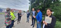 Odbiór końcowy remontu chodników w Kole