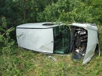 Zderzenie dwóch pojazdów na krajówce. Jedna osoba przewieziona do szpitala