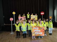 Podsumowanie akcji Odblaskowa Szkoła w Dąbiu