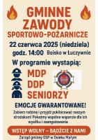Gminne zawody sportowo-pożarnicze - zapowiedź wydarzenia