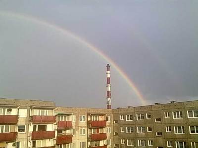 Wielka tęcza nad Kołem