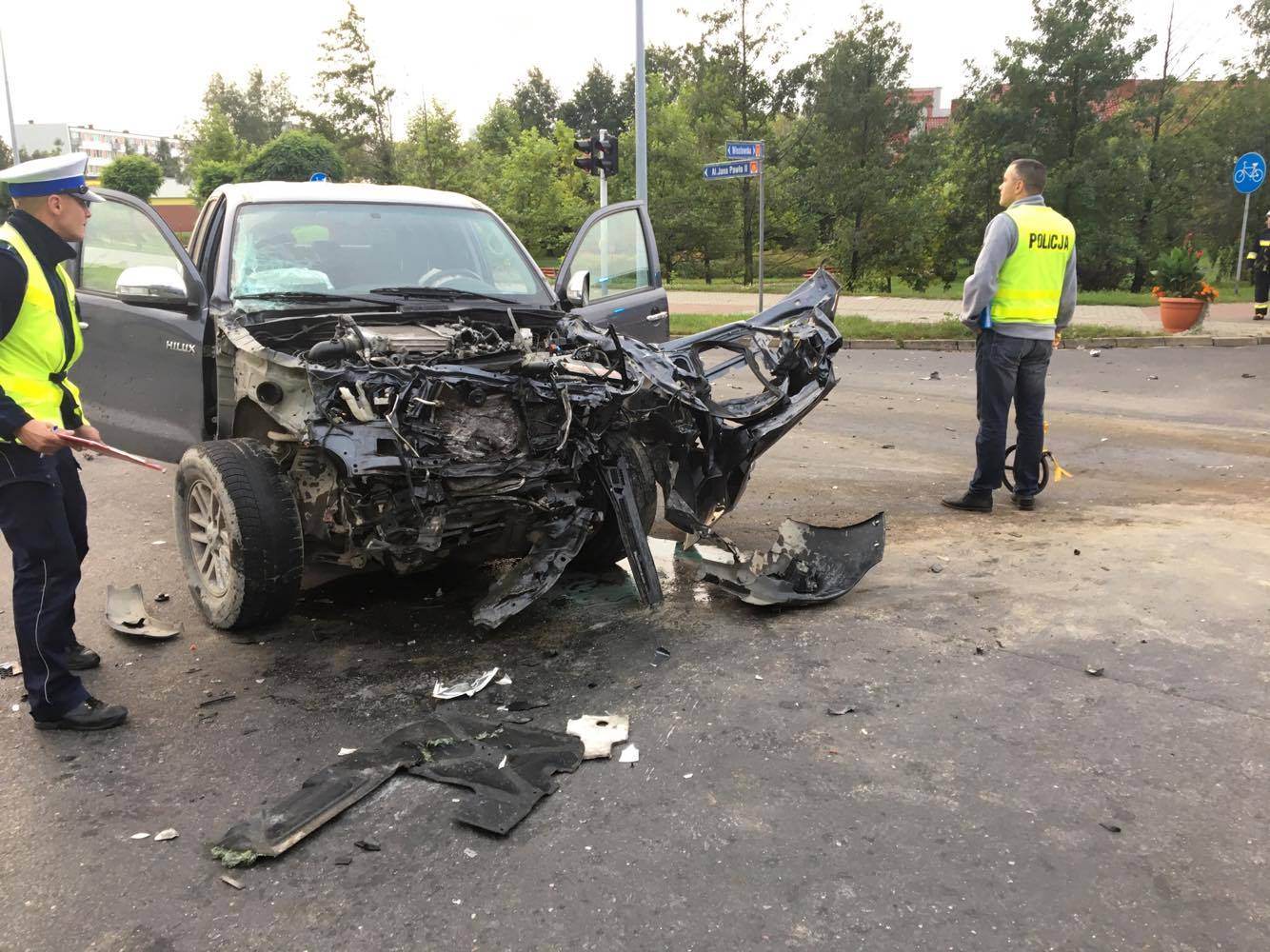 Wymusił pierwszeństwo na skrzyżowaniu. Dwie osoby w szpitalu