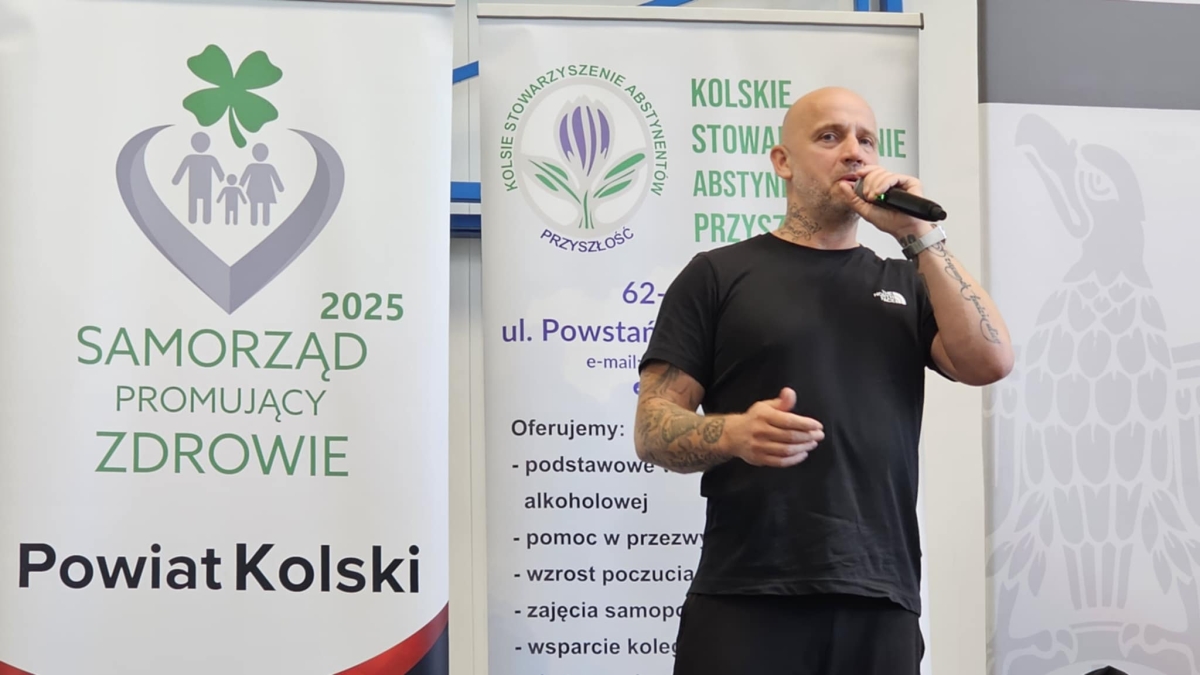 Peja sprowokował uczniów do refleksji. Forum Trzeźwościowe w murach ZST [FOTO]