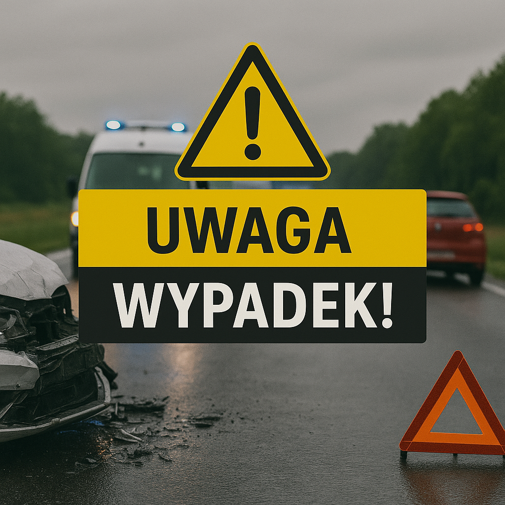 Pieszy ofiarą na drodze między Kołem a Koninem