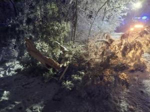 Zimowy poranek bez prądu. Gminy czekają na naprawę