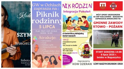 Będzie się działo w weekend - sprawdź kalendarium wydarzeń [04.07 - 06.07.2025]