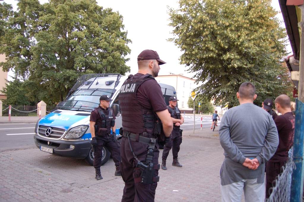 Funkcjonariusze z Poznania patrolowali ulice Koła