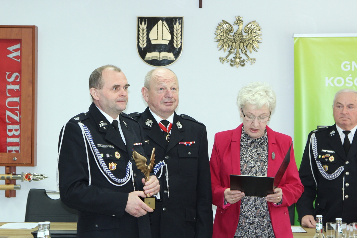 Komendant Gminny ZOSP RP w Kościelcu Marek Straszewski uhonorowany