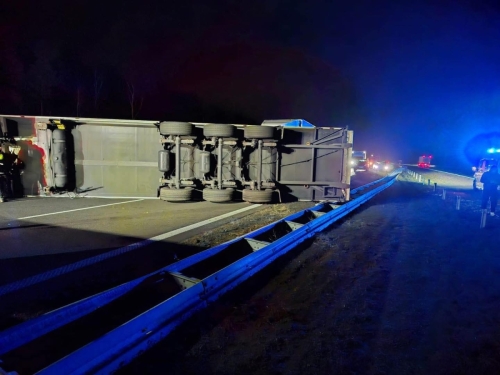 A2 stanęła pod Koninem - należy korzystać z objazdów