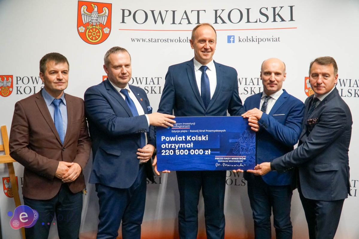 Powiat Kolski z historyczną dotacją 220,5 mln zł na obwodnicę!!!