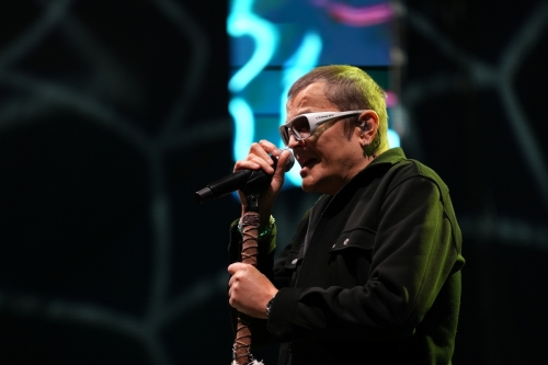 Wierni fani Wilków usatyfakcjonowani. Robert Gawliński na scenie z synami [FOTO]