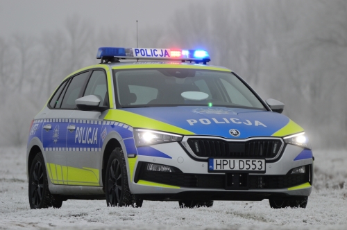 Nowy radiowóz w codziennej służbie kolskiej policji