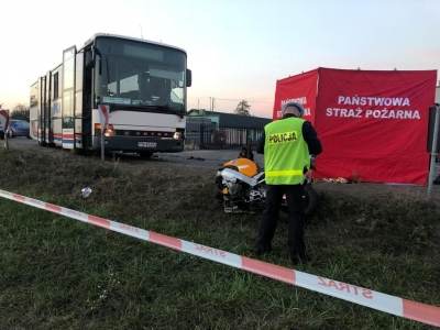 Śmierć na drodze. Motocyklista zginął na miejscu