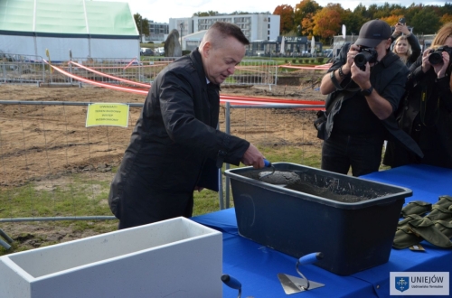 W Uniejowie wmurowano kamień węgielny pod nową strefę Term