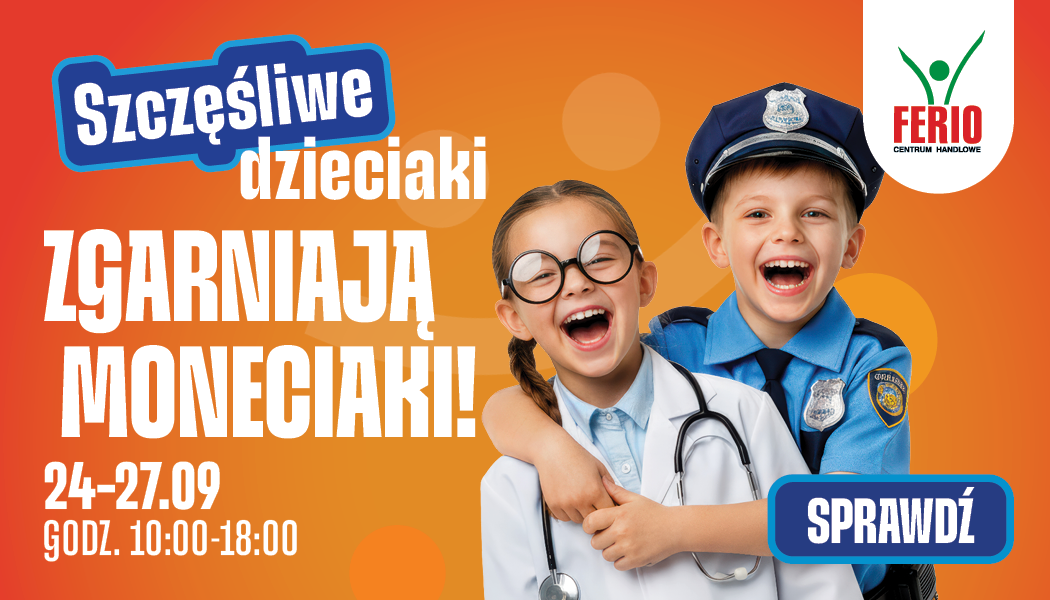 Bezpieczne Miasteczko Przedsiębiorczości w Ferio Konin - bezpłatne atrakcje i 1000 kamizelek odblaskowych dla najmłodszych