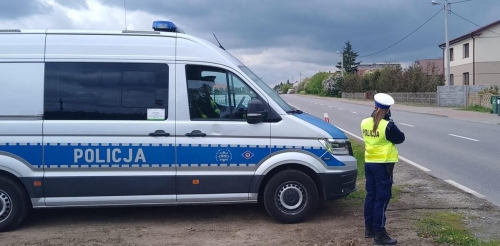 Policjanci z Koła wsparli ponadpowiatową akcję drogową