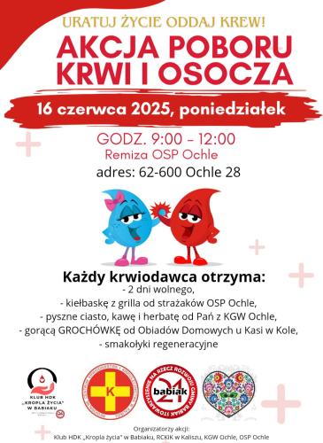 Tu będzie można oddać krew -  akcja krwiodawstwa w Ochlach już wkrótce