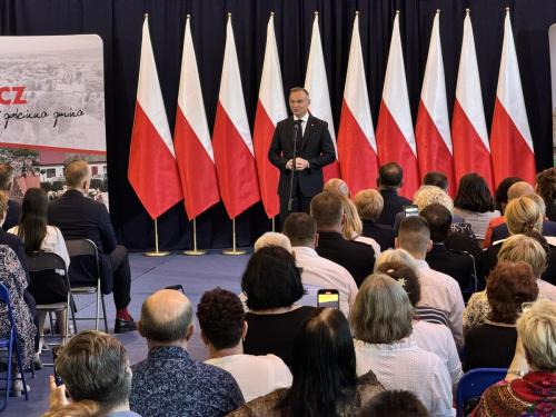 Spotkanie z Prezydentem RP Andrzejem Dudą w Przedczu  [WIDEO]