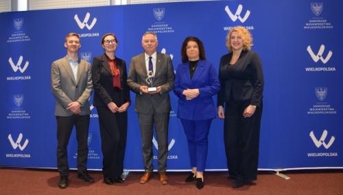 Wójt Babiaka z nagrodą w Poznaniu. Doceniono działania gminy