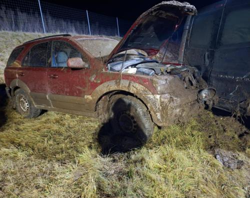 Doprowadził do zdarzenia na autostradzie. Jechał na podwójnym gazie