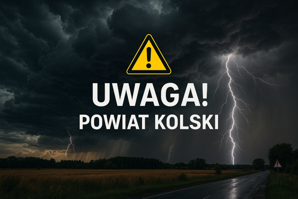 Burze nad powiatem kolskim: co musisz wiedzieć 5 września